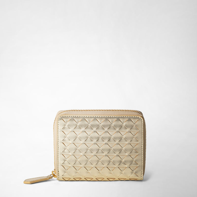 Serapian PORTAFOGLIO MINI CON ZIP IN MOSAICO