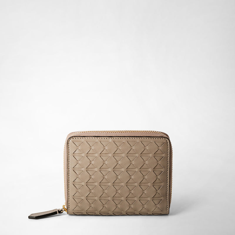Serapian PORTAFOGLIO MINI CON ZIP IN MOSAICO