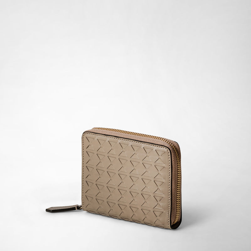 Serapian PORTAFOGLIO MINI CON ZIP IN MOSAICO Prezzo Ridotto