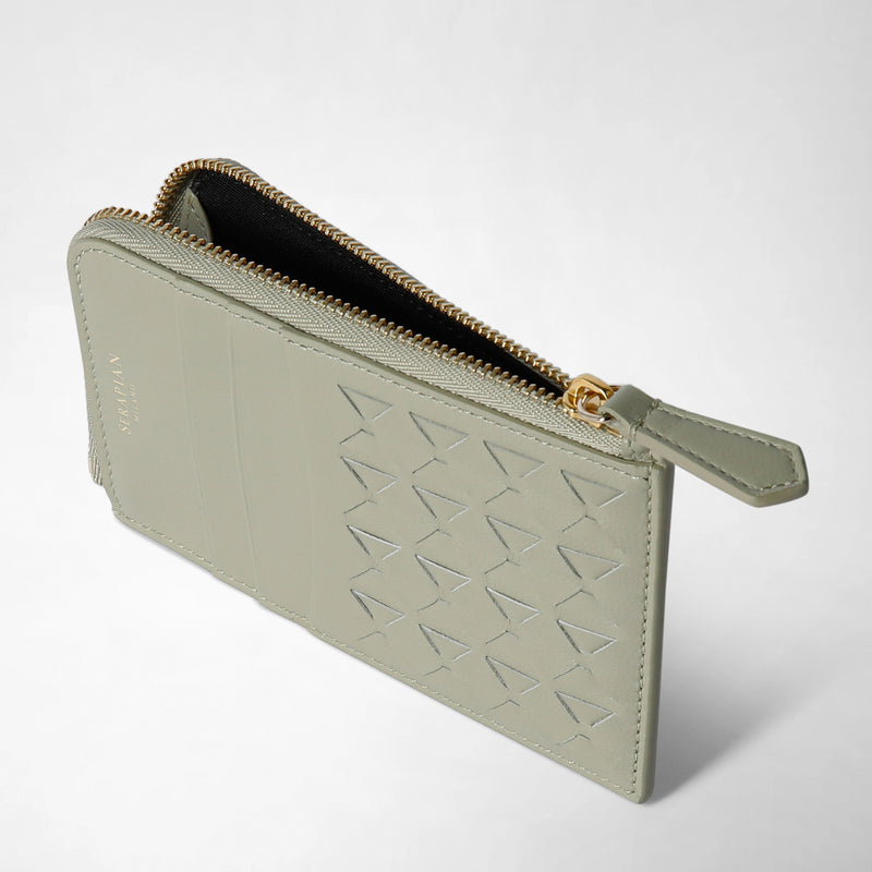 Serapian PORTACARTE CON ZIP IN MOSAICO Italy