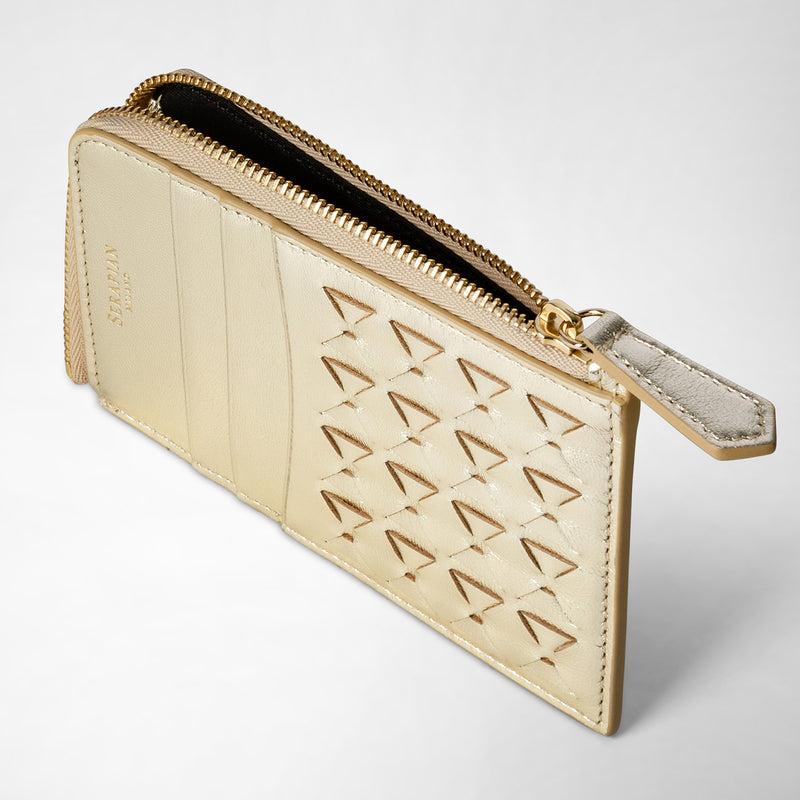 Serapian PORTACARTE CON ZIP IN MOSAICO In Linea