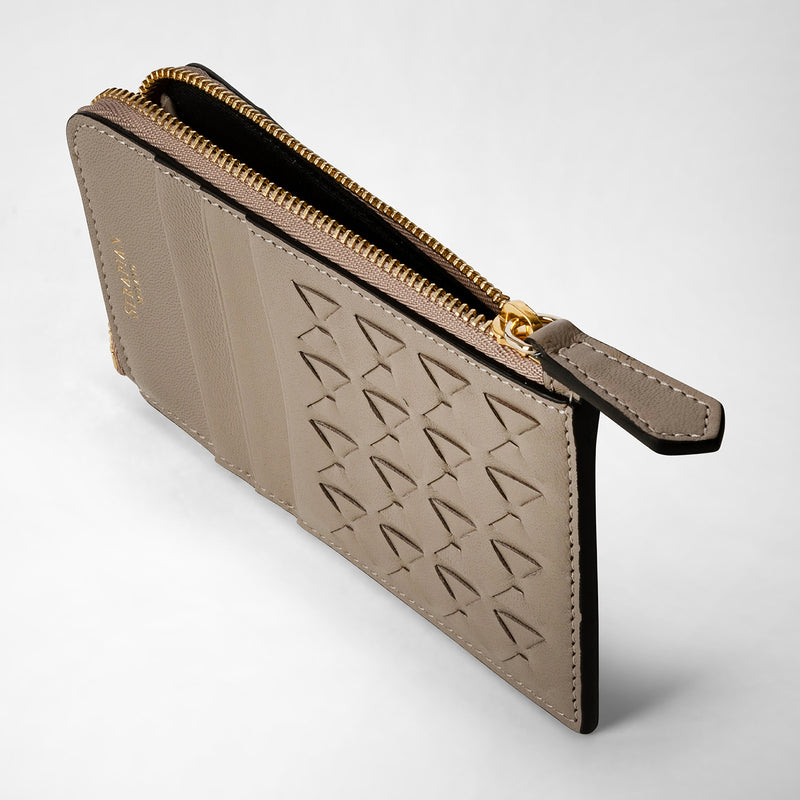 Serapian Portacarte con zip in mosaico sahara Promozione