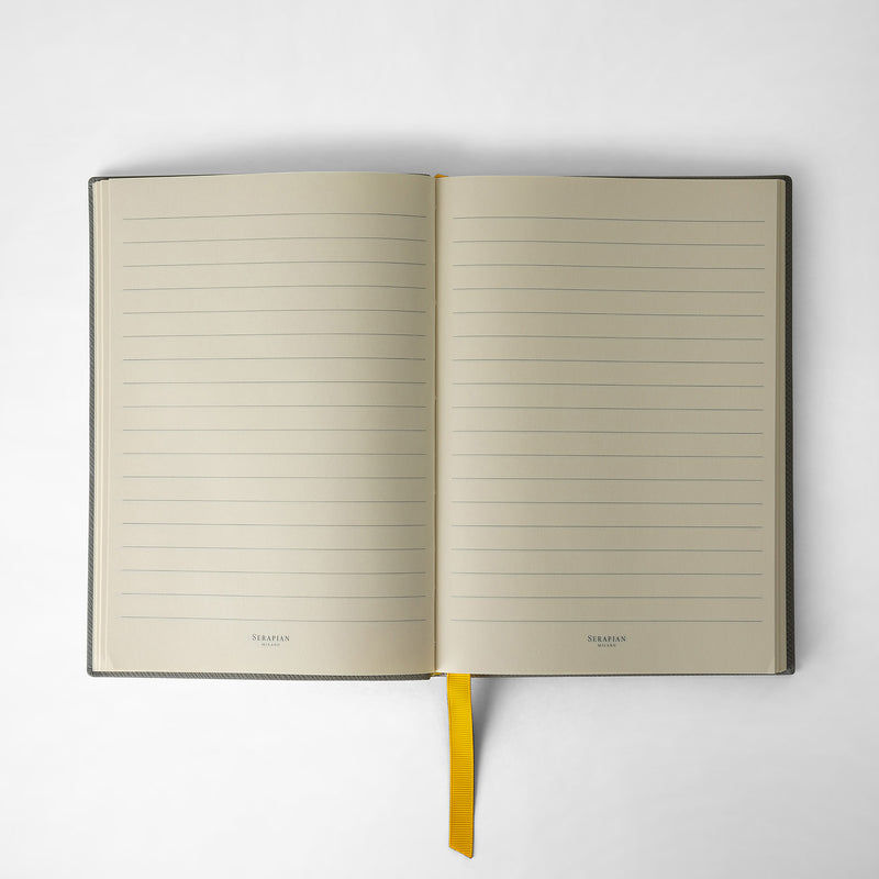 Serapian Notebook in evoluzione leather cement Fino Al -60%