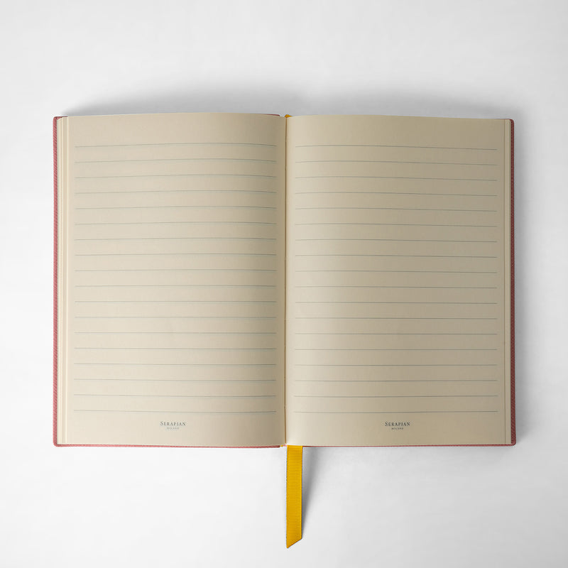 Serapian Notebook in evoluzione leather pink Shopping Online