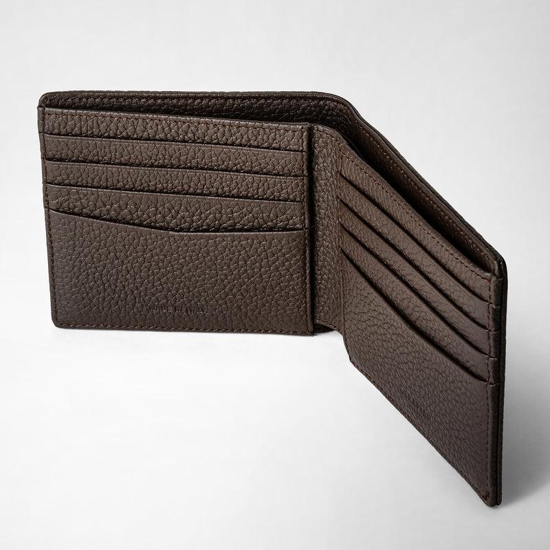 Serapian Portafoglio per 8 carte in pelle cachemire espresso Offerte
