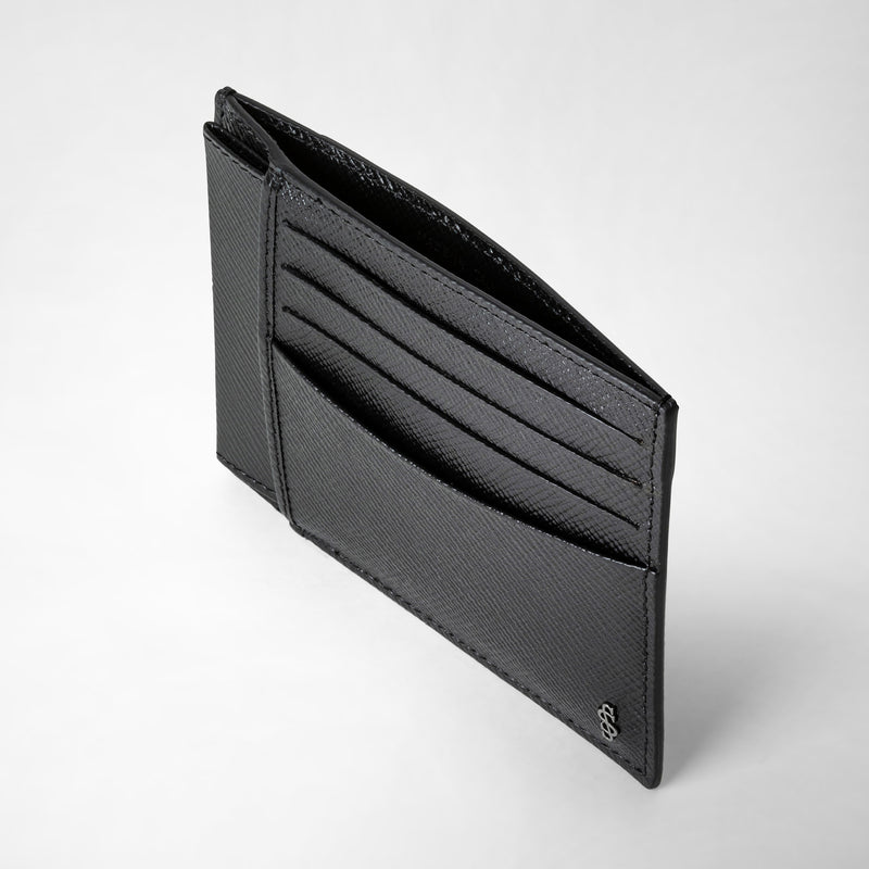 Serapian PORTACARTE PER 3 CARTE E PORTA DOCUMENTI IN PELLE EVOLUZIONE Moda