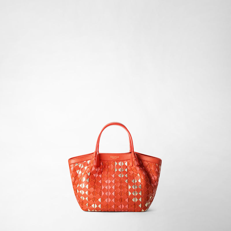 Serapian BORSA SECRET MINI IN MOSAICO MESTIERI D'ARTE Nuovo
