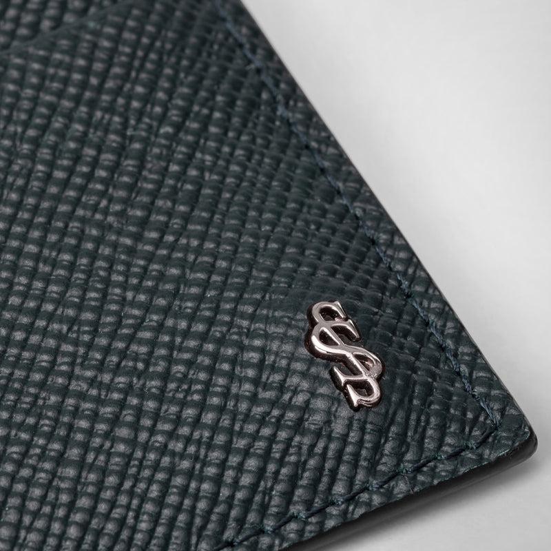 Serapian Portacarte per 4 carte in pelle evoluzione blu navy Online