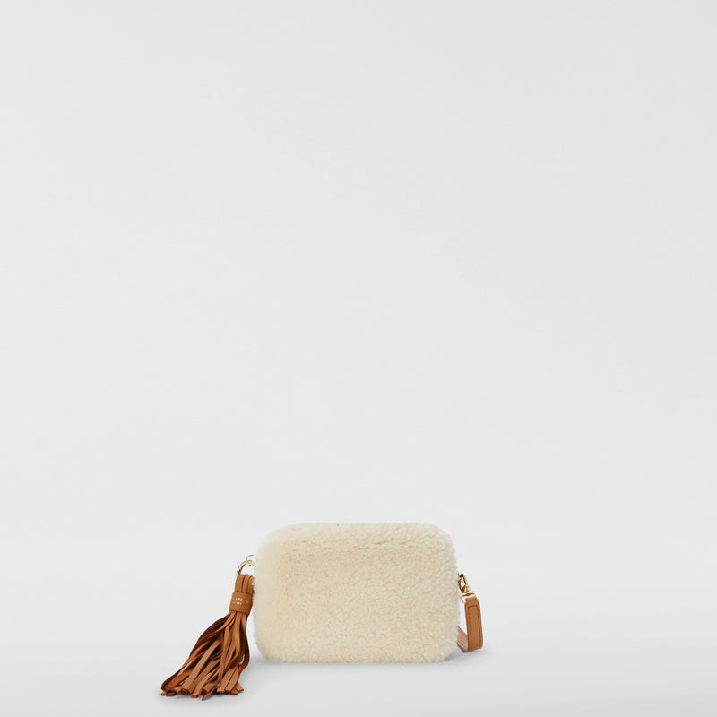 Serapian BORSA MINI IN SHEARLING Super Saving Price