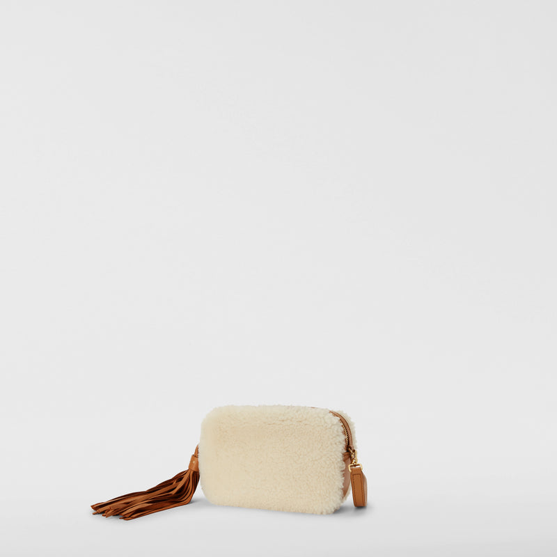 Serapian BORSA MINI IN SHEARLING Super Saving Price
