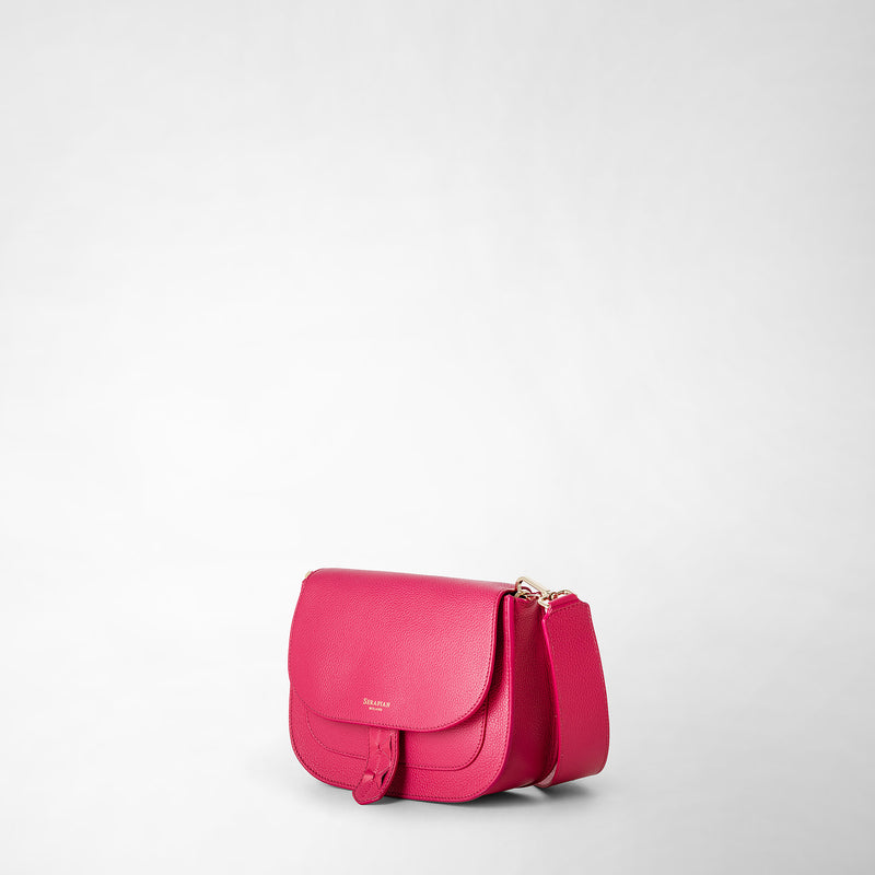 Serapian Luna crossbody bag in rugiada leather petal Saldi Di Fabbrica