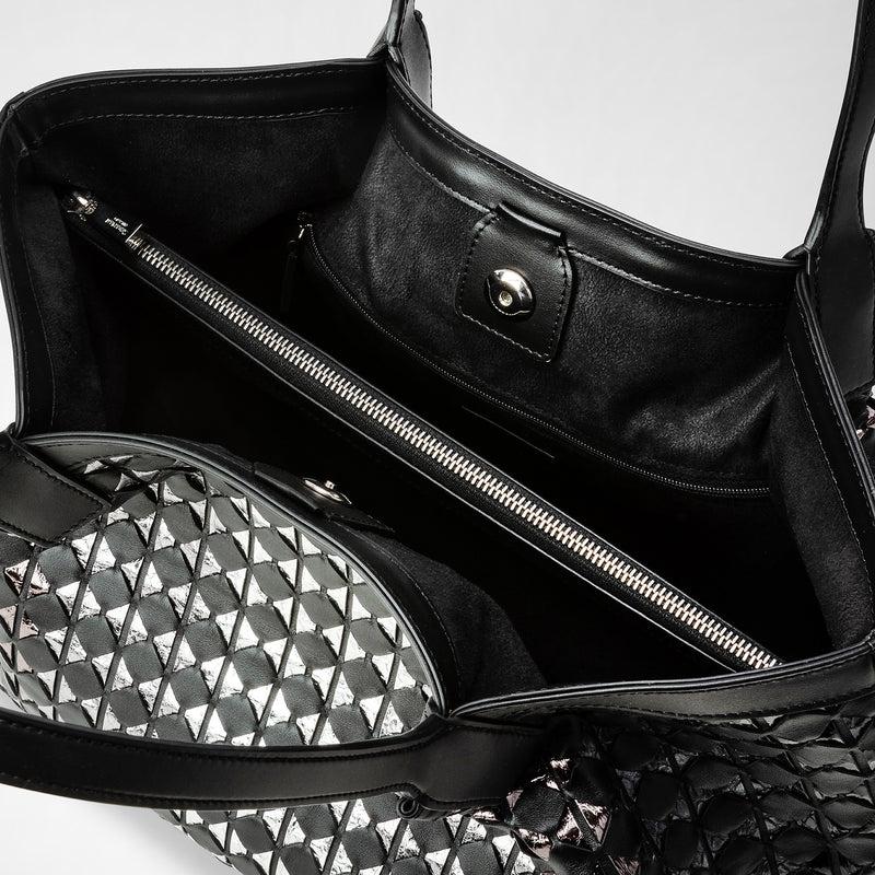 Serapian TOTE BAG SECRET PICCOLA IN MOSAICO ED ELAPHE I Più Venduti