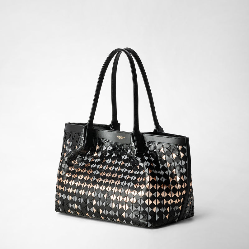 Serapian TOTE BAG SECRET PICCOLA IN MOSAICO MESTIERI D'ARTE In Saldo