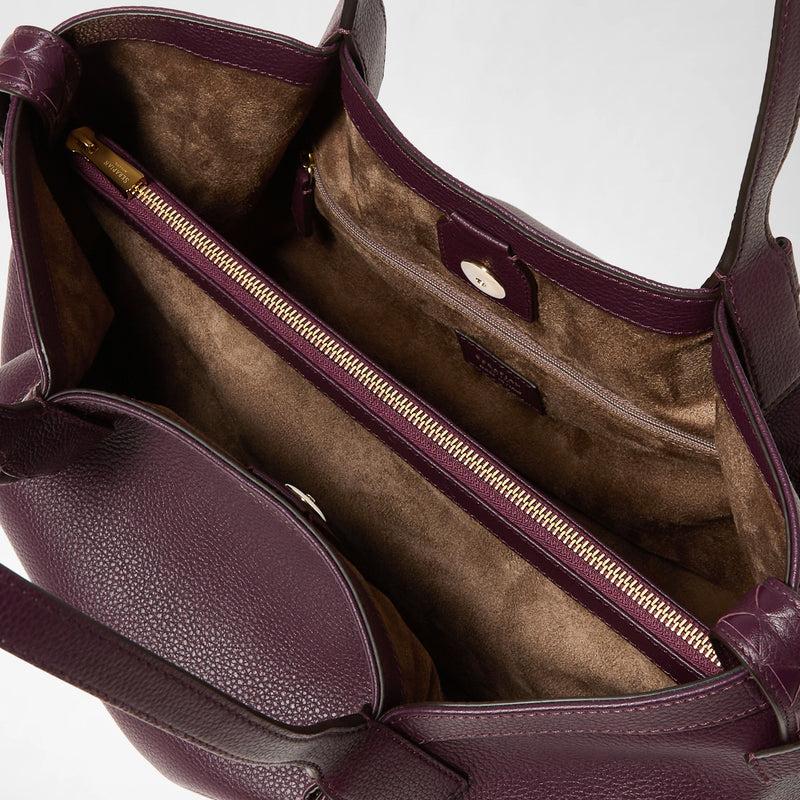Serapian TOTE BAG SECRET PICCOLA IN PELLE RUGIADA Convenienza