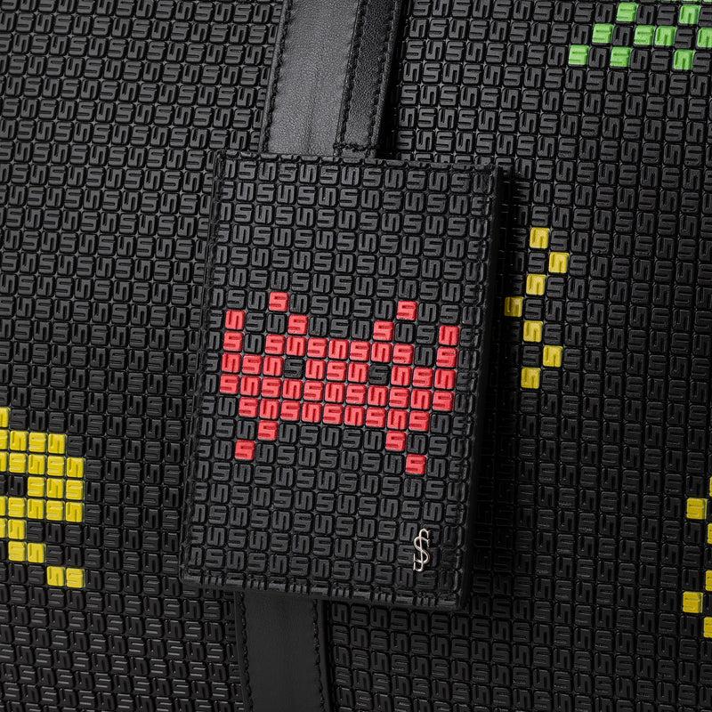 Serapian Targhetta per indirizzo in stepan nero space invaders Vendita calda