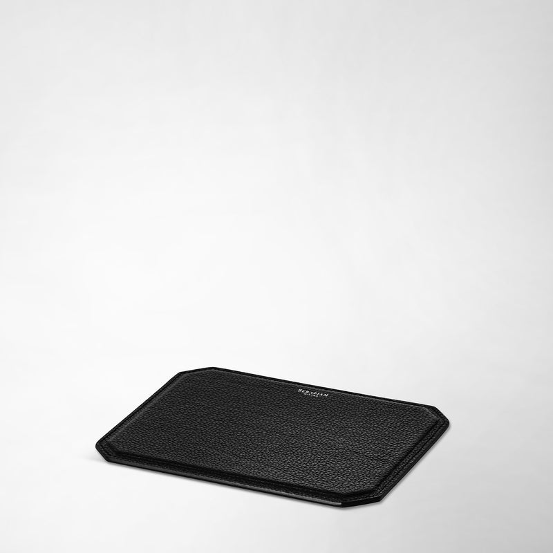 Serapian Mouse pad in cachemire leather black Lightning offer