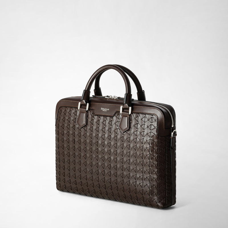 Serapian BORSA BUSINESS EXTRA SLIM IN MOSAICO Enormi risparmi