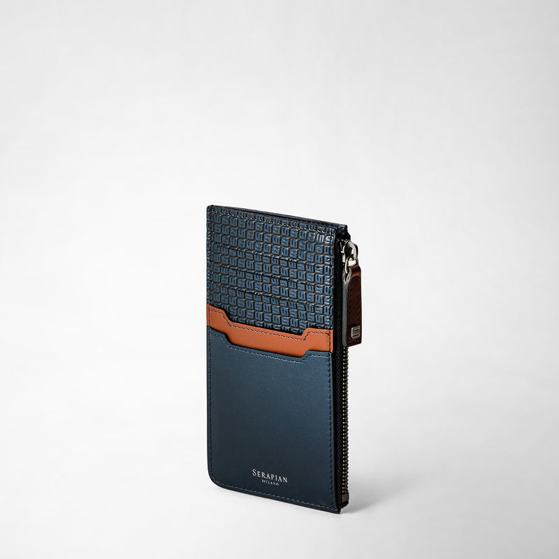 Serapian PORTACARTE CON ZIP IN STEPAN 72 Latest stili