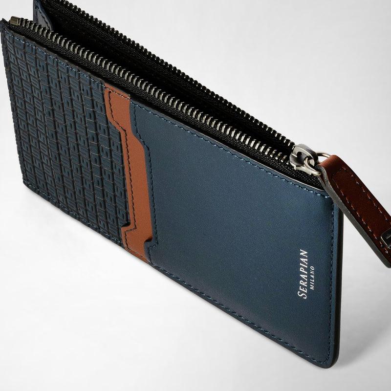 Serapian PORTACARTE CON ZIP IN STEPAN 72 Latest stili