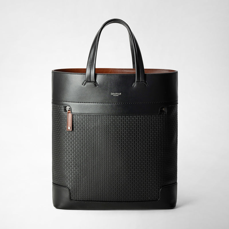 Serapian TOTE BAG VERTICALE IN STEPAN 72 Ultimo giorno