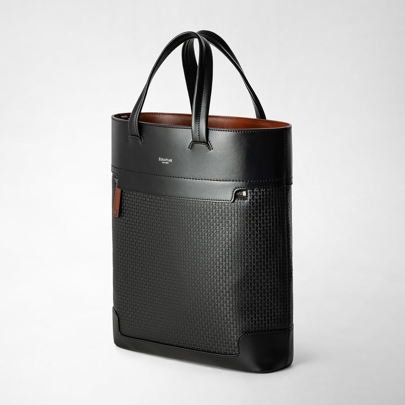 Serapian TOTE BAG VERTICALE IN STEPAN 72 Ultimo giorno