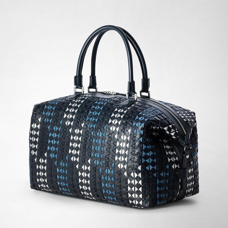 Serapian BORSA BUSINESS SLIM IN MOSAICO MESTIERI D'ARTE Sostegno trimestrale