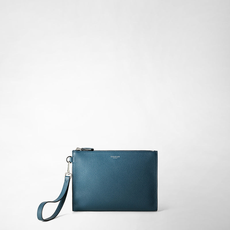 Serapian POCHETTE CON ZIP IN PELLE CACHEMIRE Fino al 55% di sconto
