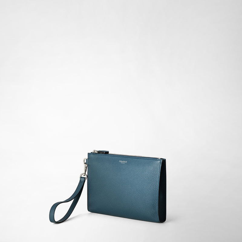 Serapian POCHETTE CON ZIP IN PELLE CACHEMIRE Fino al 55% di sconto