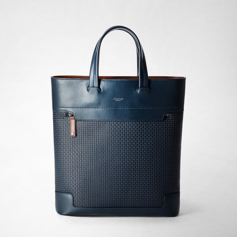 Serapian TOTE BAG VERTICALE IN STEPAN 72 Solo un giorno rimasto
