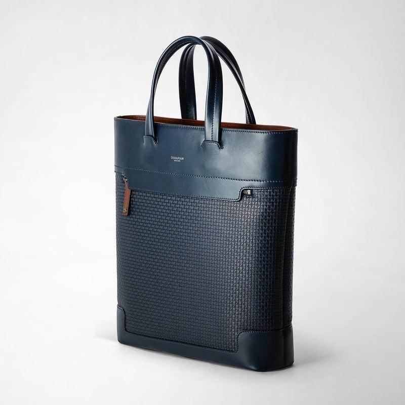 Serapian TOTE BAG VERTICALE IN STEPAN 72 Solo un giorno rimasto