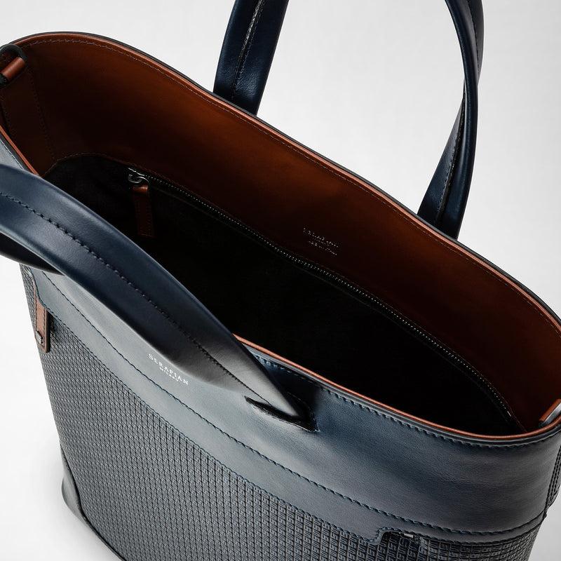 Serapian TOTE BAG VERTICALE IN STEPAN 72 Solo un giorno rimasto