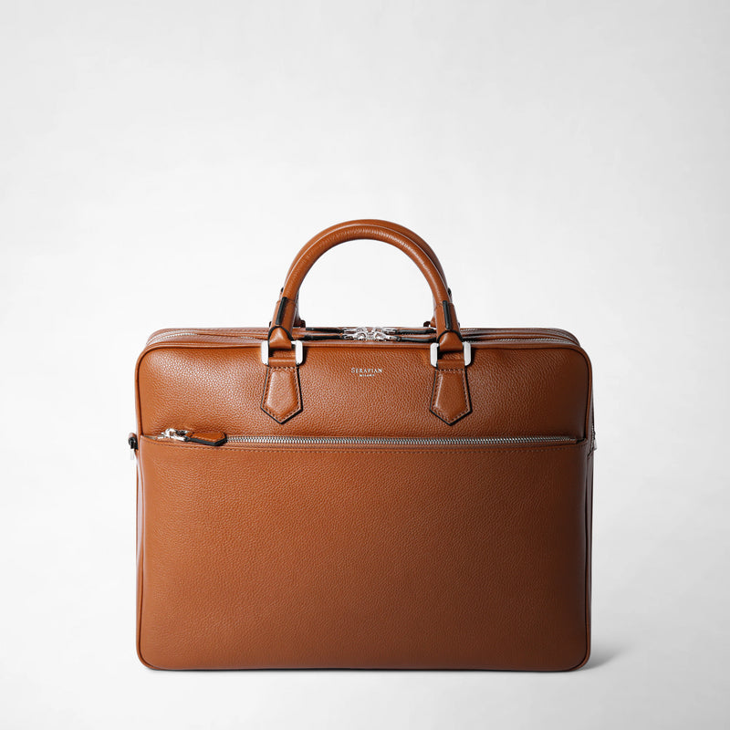 Serapian BORSA BUSINESS GRANDE IN PELLE CACHEMIRE Soddisfazione Garantita