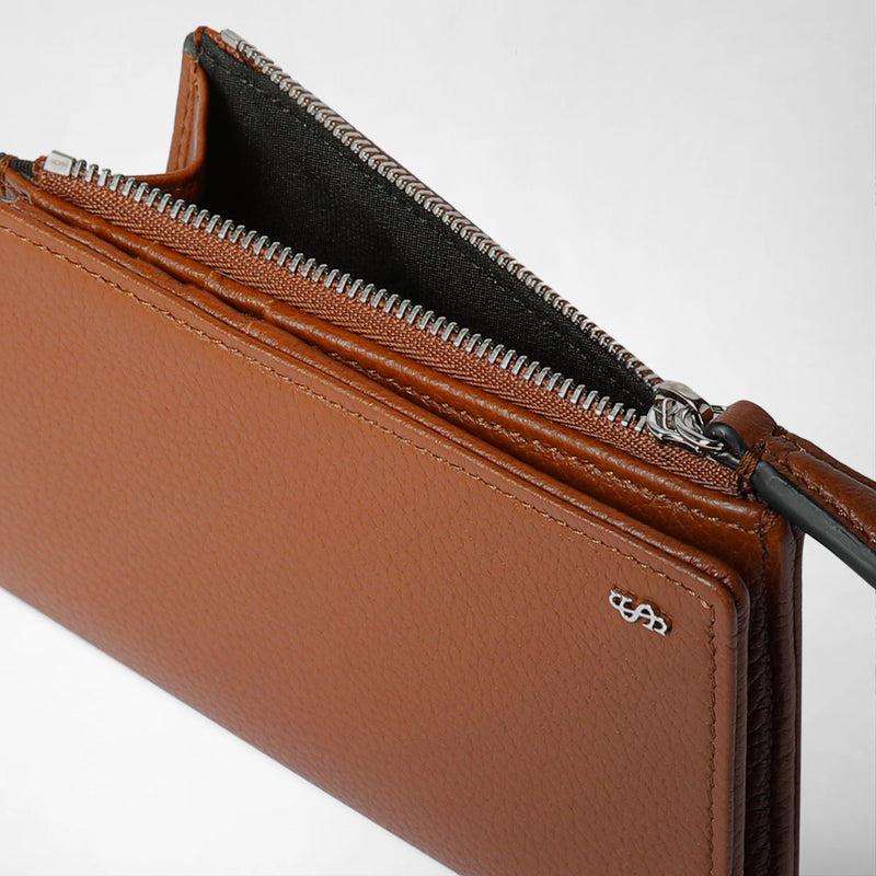 Serapian PORTAFOGLIO VERTICALE CON ZIP IN PELLE CACHEMIRE Acquista Ora