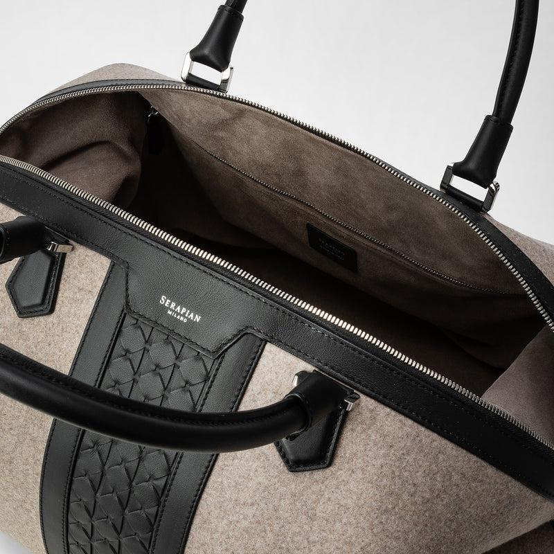 Serapian BORSA DA VIAGGIO IN LANA E MOSAICO Economico