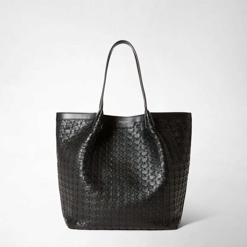 Serapian VERTICAL SECRET TOTE BAG IN MOSAICO Offerte