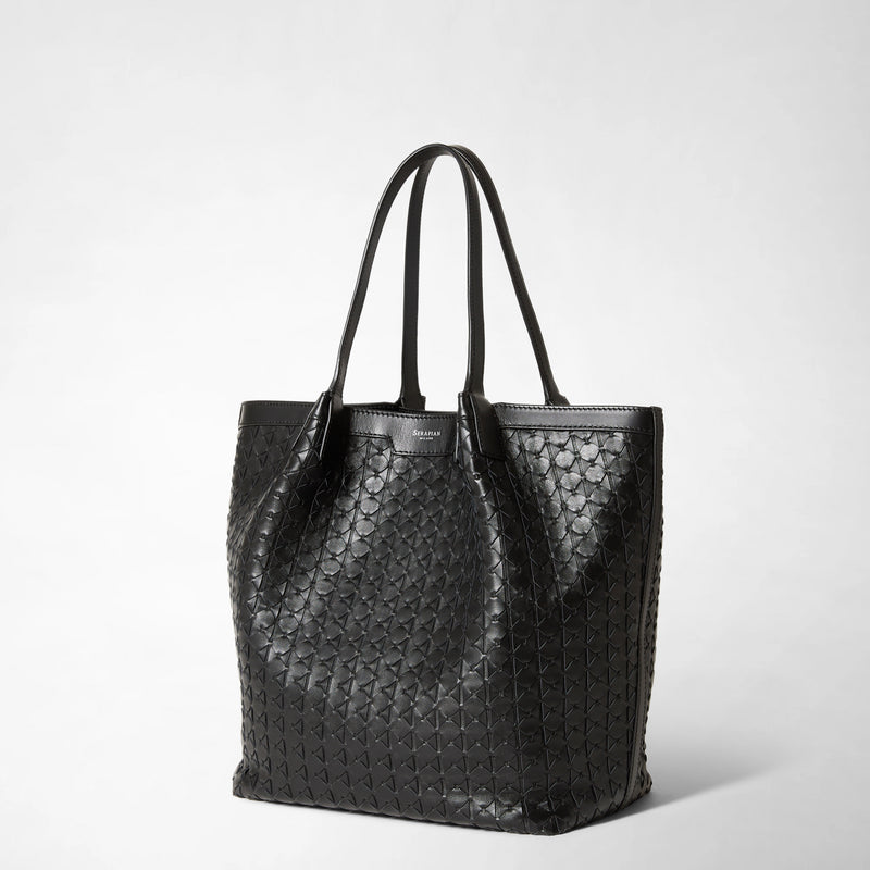 Serapian VERTICAL SECRET TOTE BAG IN MOSAICO Offerte