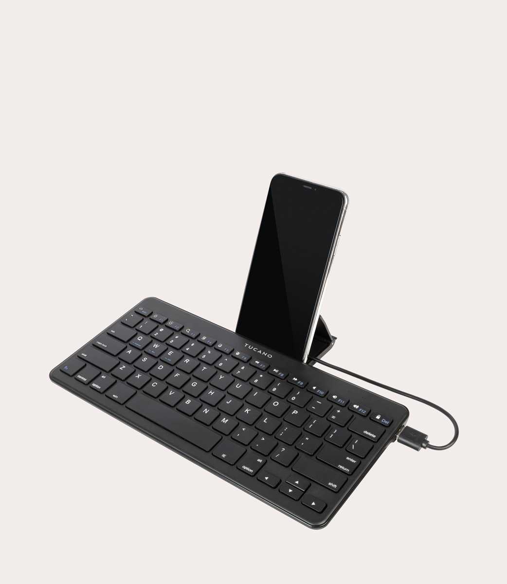 Tucano Tastiera per tablet con stand e cavo Type-C e Micro-USB Sconto