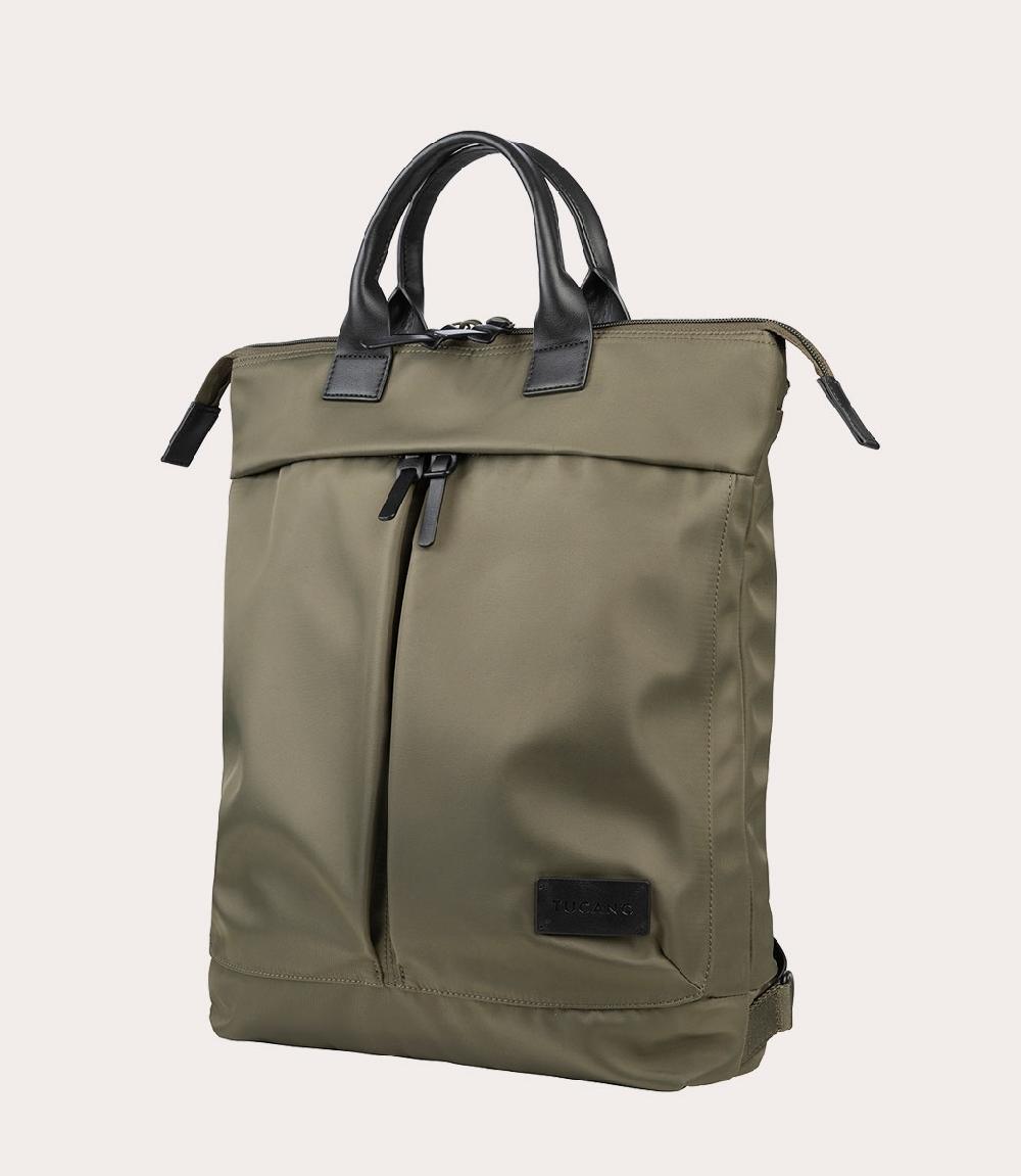 Tucano Shopper zainabile con dettagli in pelle Qualità Garantita