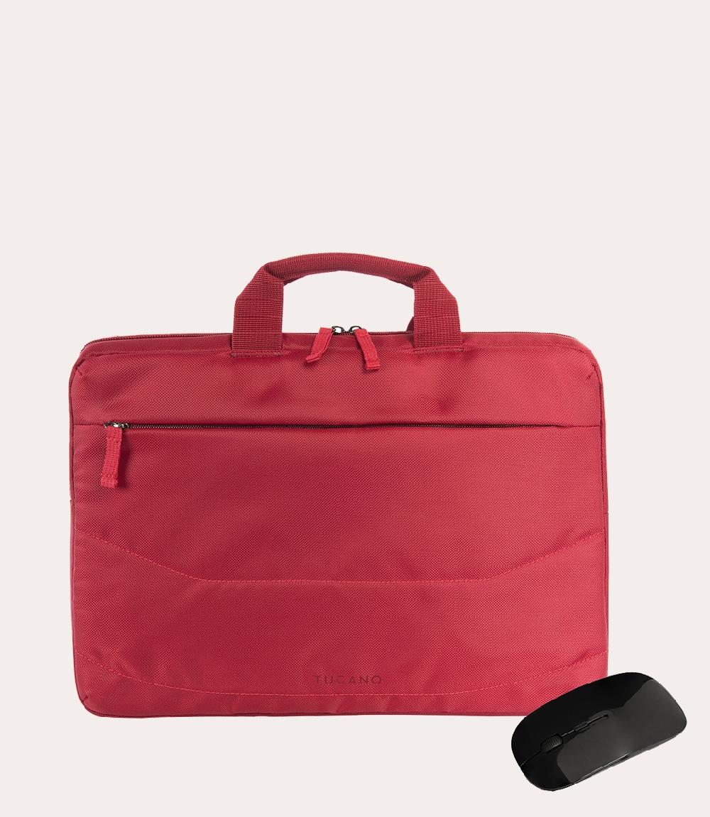 Tucano Borsa slim per laptop 15.6" con mouse wireless