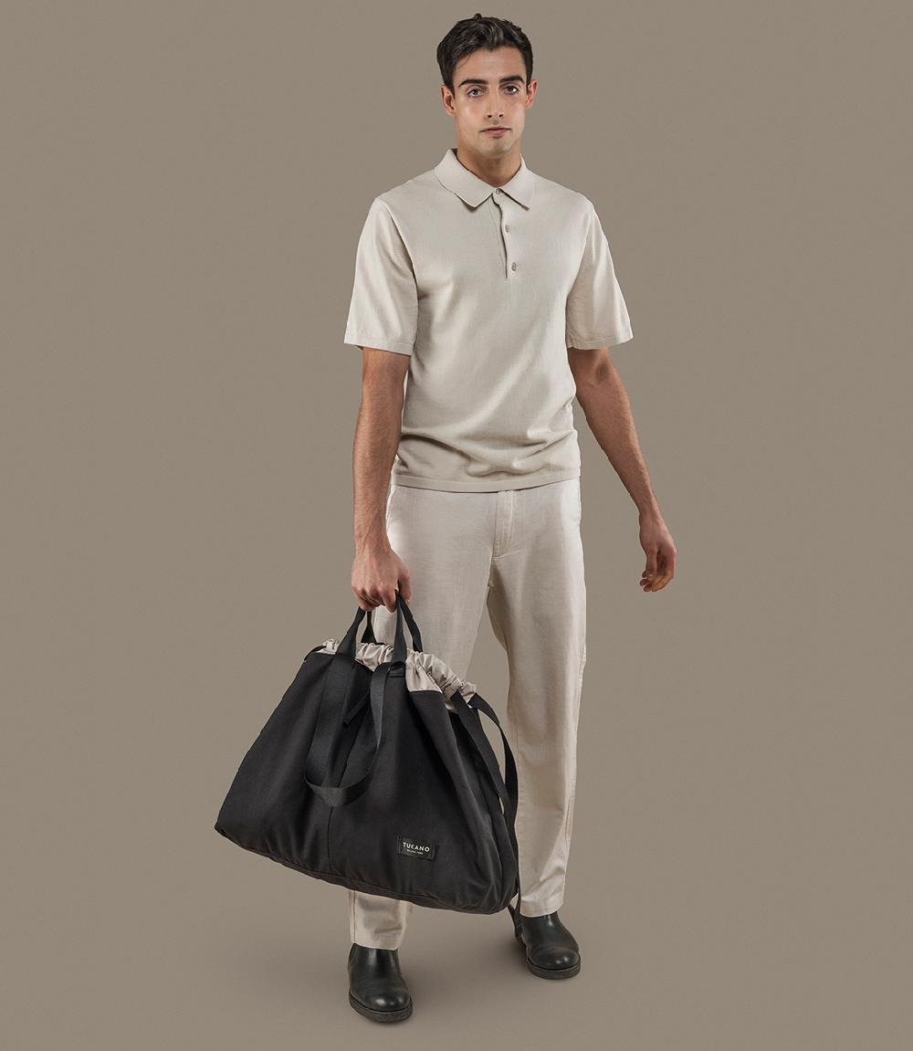 Tucano Borsa shopper in canvas misura large In Linea