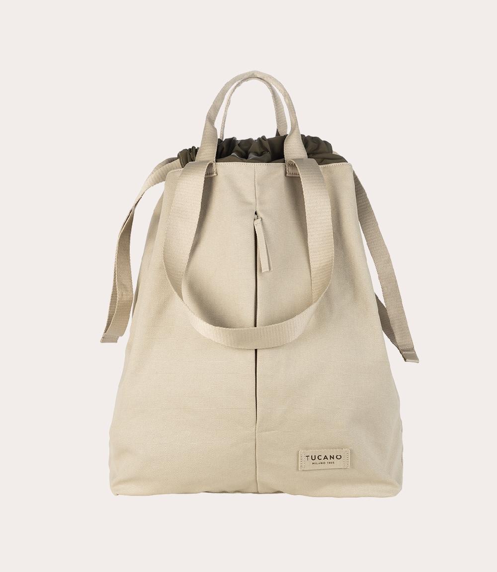 Tucano Borsa shopper verticale in canvas Qualità