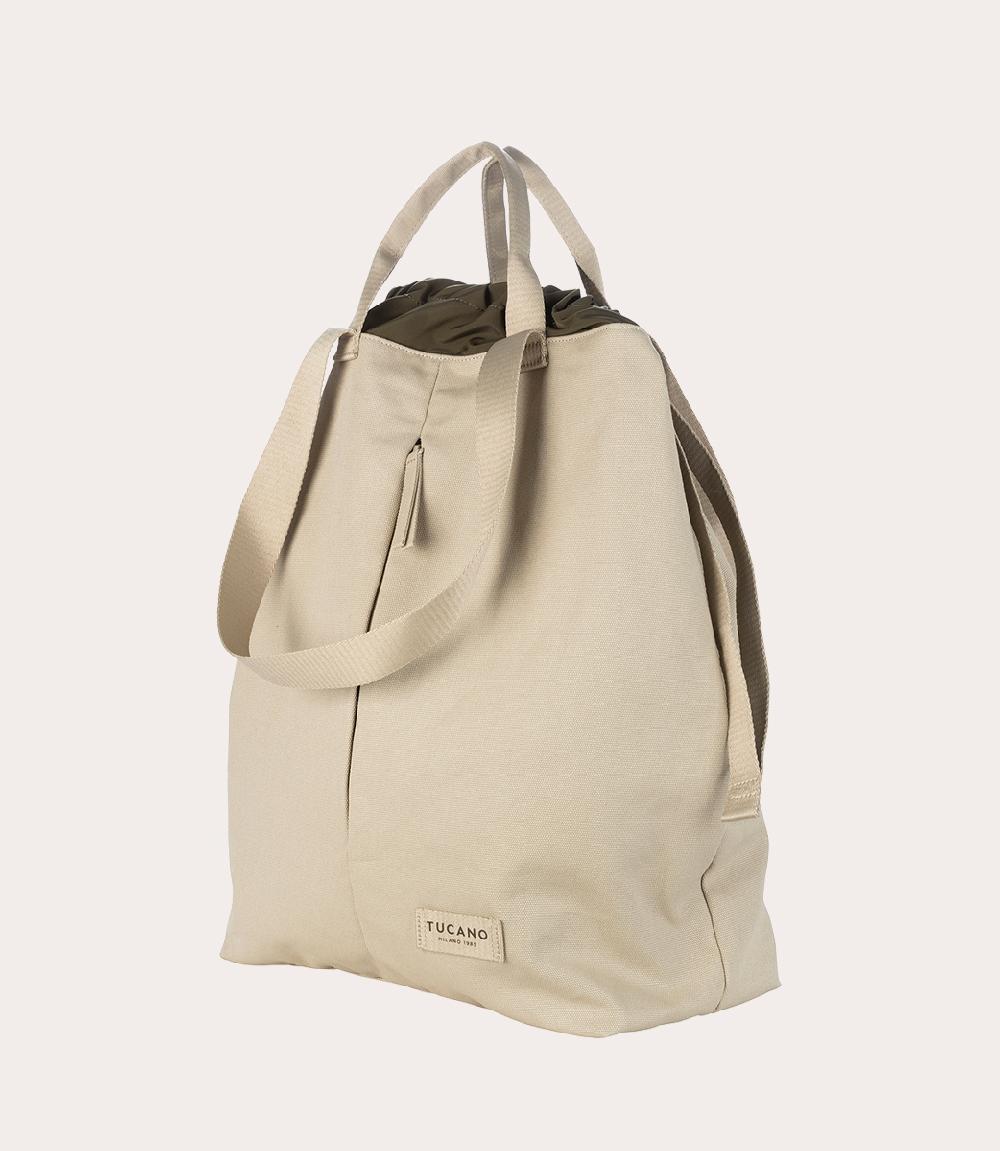 Tucano Borsa shopper verticale in canvas Qualità