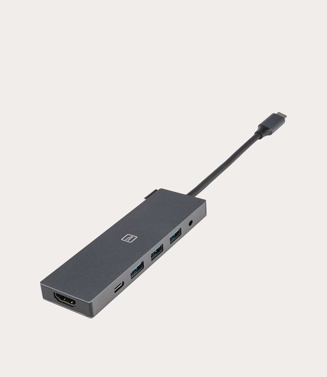 Tucano Hub type-C 6-in-1 con 1 HDMI + 3 USB 3.0 + 1 USB-PD + Audio 3.5 mm Prezzo Ridotto