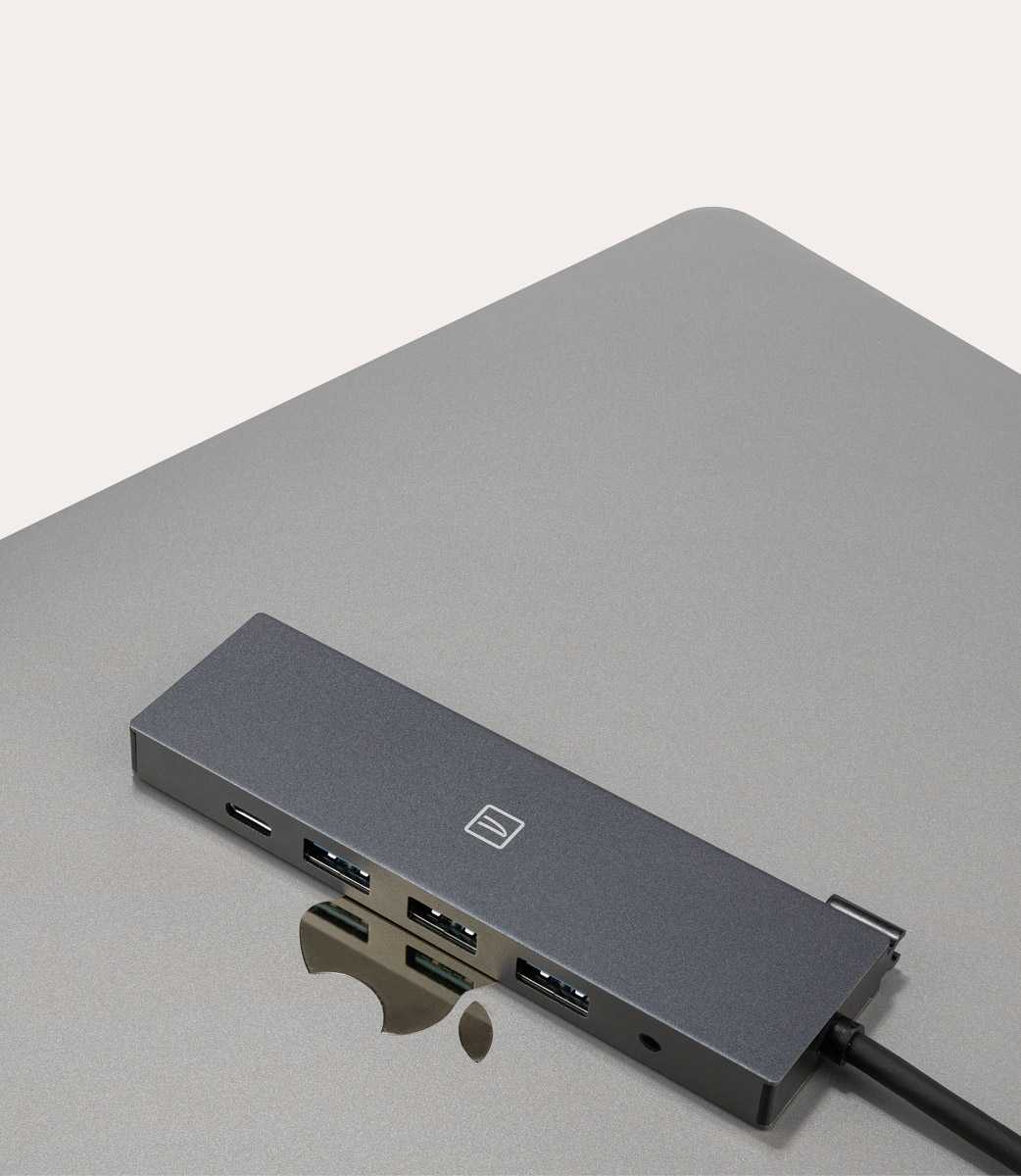 Tucano Hub type-C 6-in-1 con 1 HDMI + 3 USB 3.0 + 1 USB-PD + Audio 3.5 mm Prezzo Ridotto