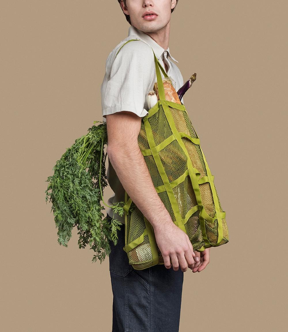 Tucano Borsa shopper pieghevole in rete ottenuta dalla plastica riciclata Fino Al -60%