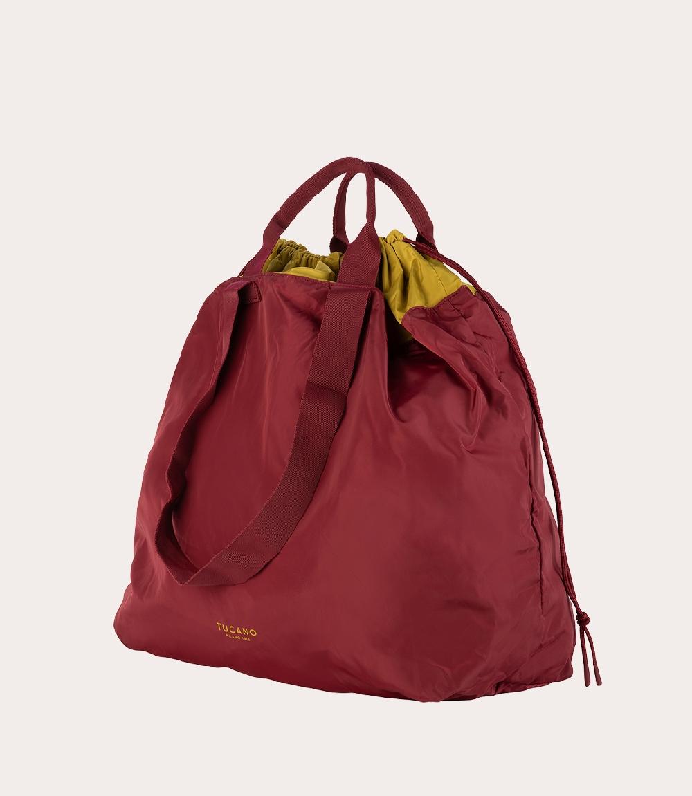 Tucano Borsa shopper pieghevole in materiale ottenuto dalla plastica riciclata Shopping Online