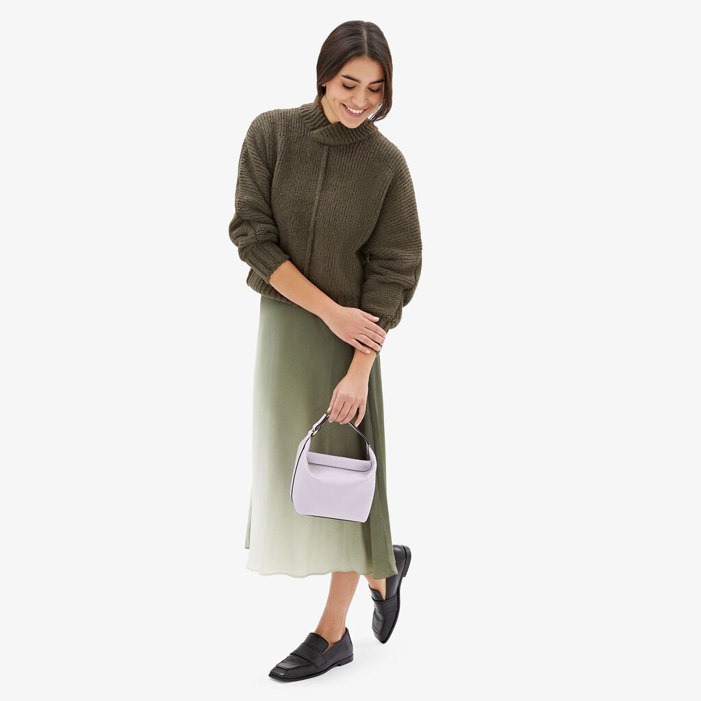 Valextra Borsa da Donna Mochi Mini di Lusso in Pelle Lilla | Valextra Promozione