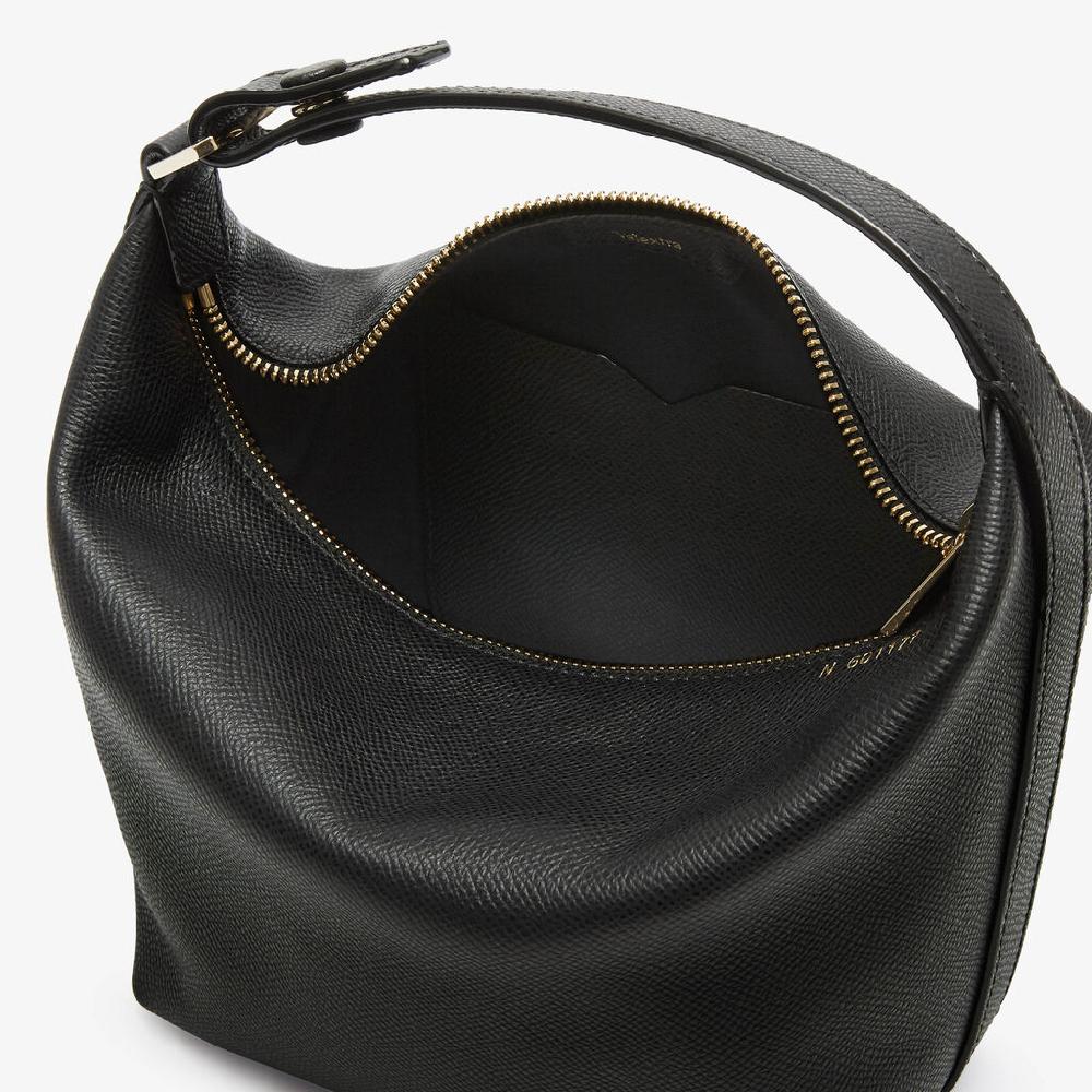 Valextra Borsa a mano mochi da Donna di Lusso in Pelle Nera | Valextra Spedizione Gratuita