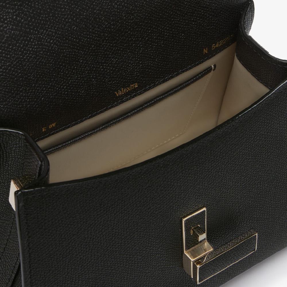 Valextra Borsa a mano Mini in Pelle Nera | Valextra Iside Fino Al -60%