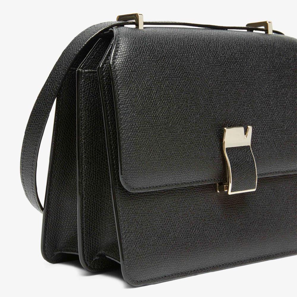 Valextra Borsa a spalla Media in Pelle Nera | Valextra NoLo Novità